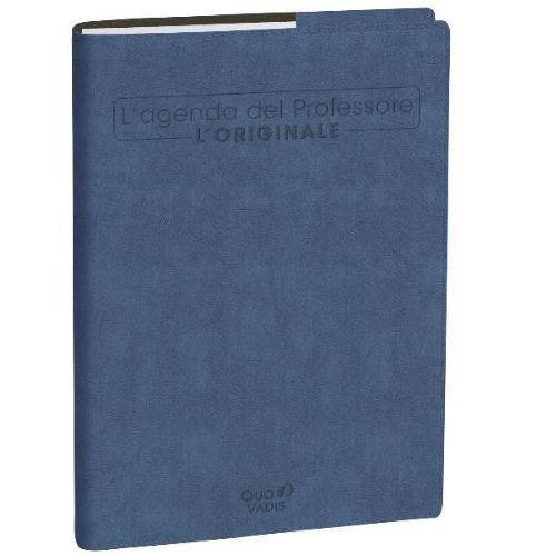 QUO VADIS AGENDA PROFESSORE ROMA BLU GHIAC SC